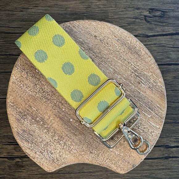 Wide Polka Dot Purse Strap Crossbody Guitar Strap NEW FAST SHIP - Picture 2 of 4